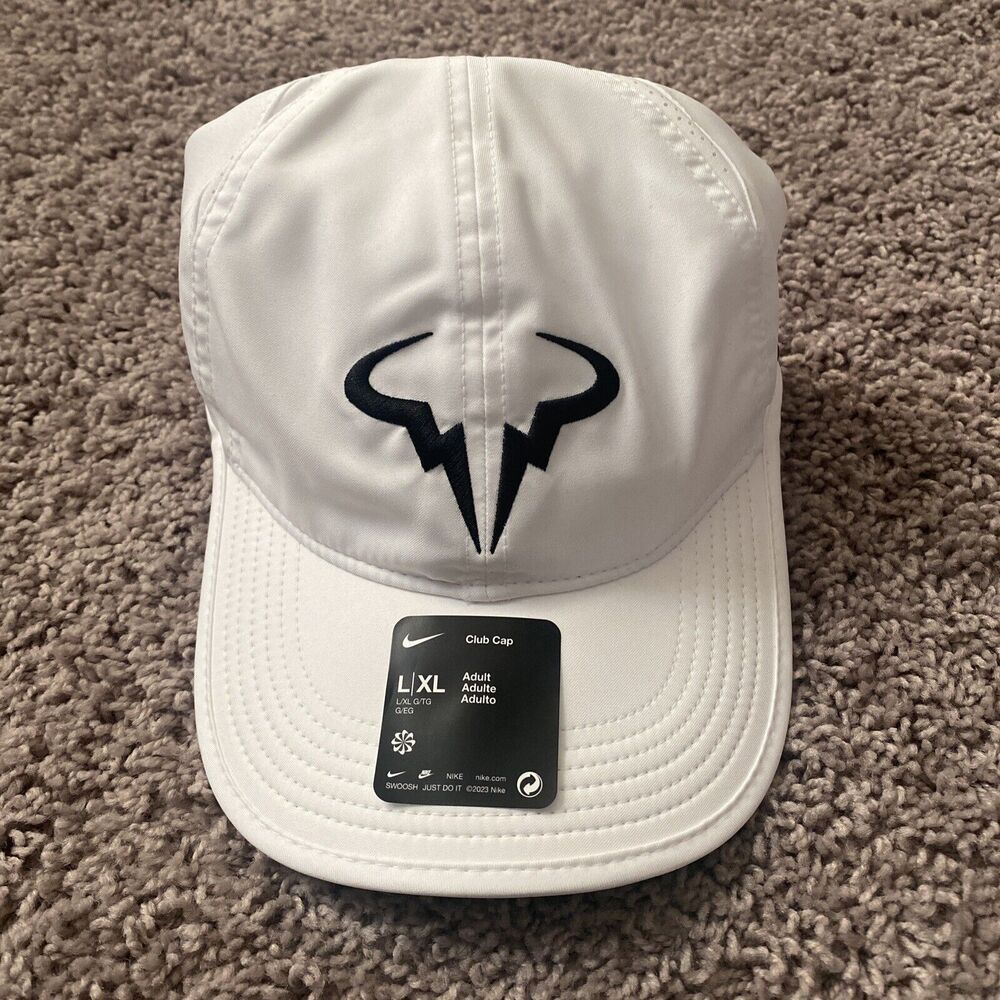 Nike Dri Fit Rafa Adjustable Tennis Club Cap Hat Size L/XL Men FB5600 100
